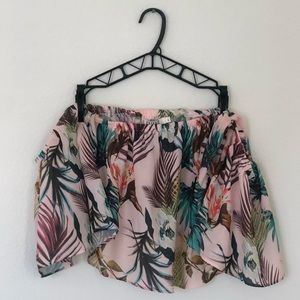 Off The Shoulder Palm Top